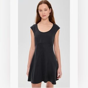 Lunya Women's Washable Silk Cap Sleeve Mini Dress